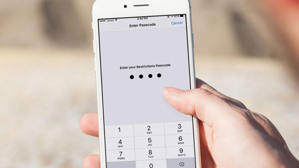 how to reset restrictions passcode on iphone 5 without restoring